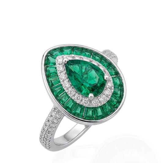 Sterling Silver Ring CZ Stone RCZ10082