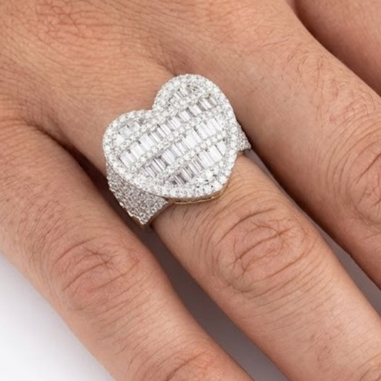 Sterling Silver Ring CZ Stone RCZ3377