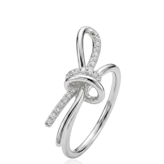 Sterling Silver Ring CZ Stone RCZ10043Y