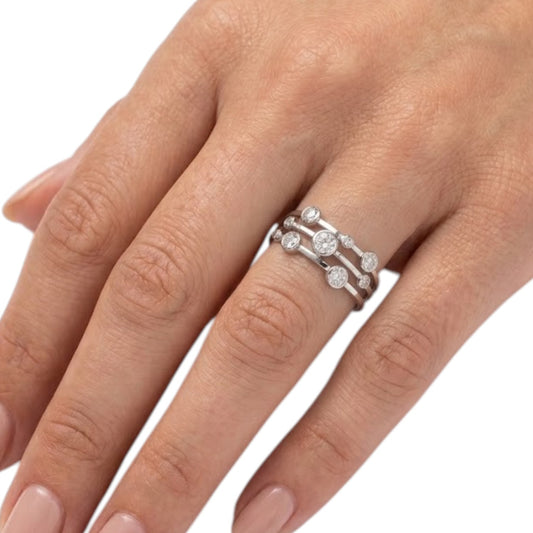 Sterling Silver Ring CZ Stone RCZ0544901