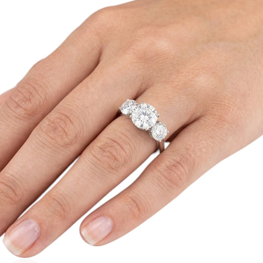 Sterling Silver Ring CZ Stone RCZ9537