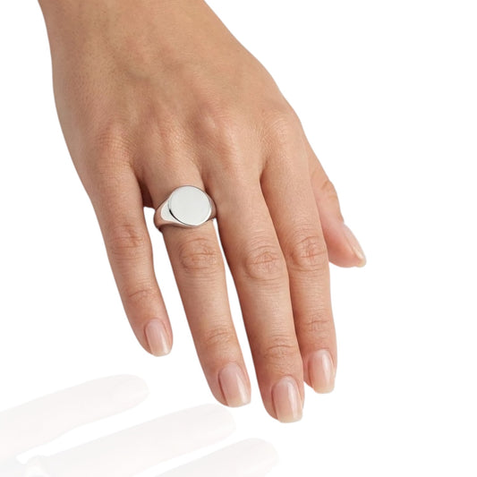 Sterling Silver Signet Ring RCZ0703501