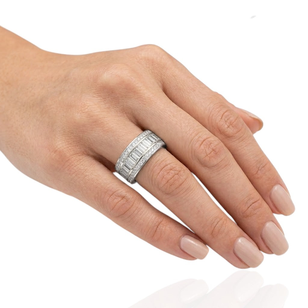 Sterling Silver Ring CZ Stone RCZ6301