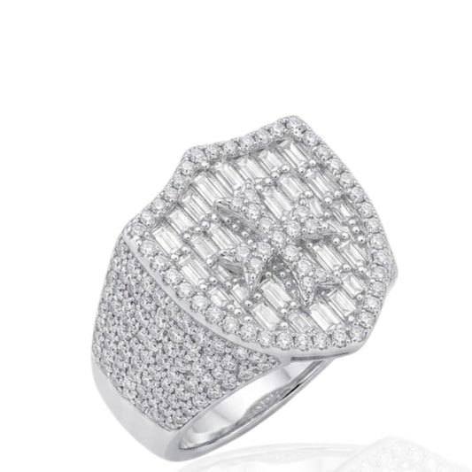 Sterling Silver Ring CZ Stone RCZ3369