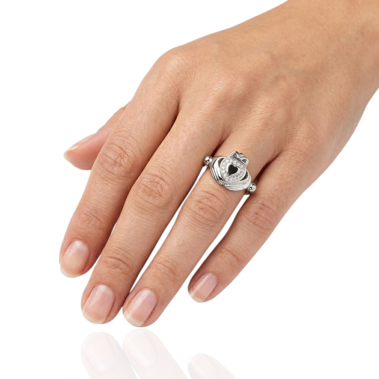 Sterling Silver Ring CZ Stone RCZ10000