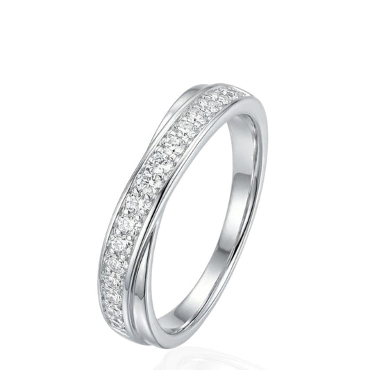 Sterling Silver Ring CZ Stone RCZ4006