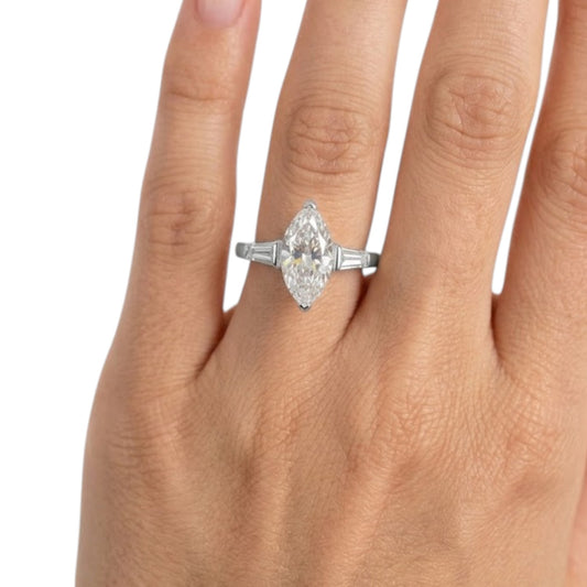 Sterling Silver Ring Round CZ Stone RCZD522