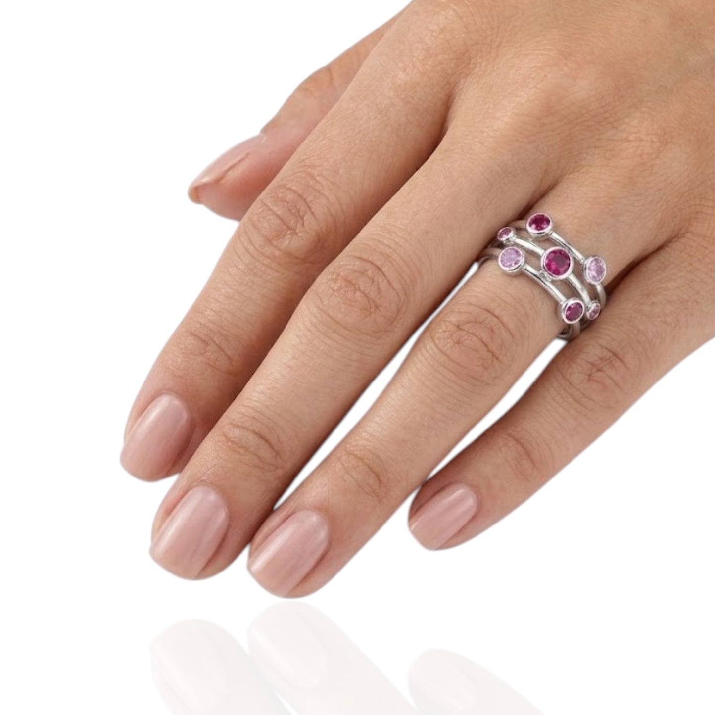 Sterling Silver Ring CZ Stone RCZ0544905