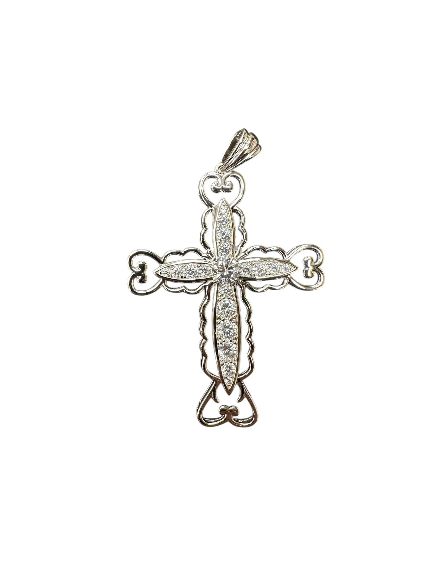 Sterling Silver Cross Pendant PCZ10090