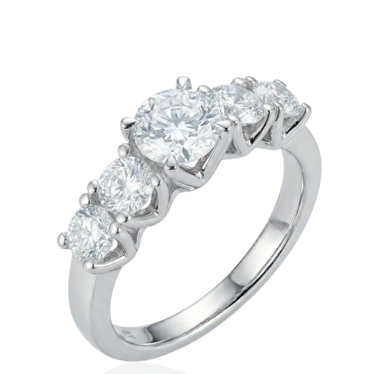 Sterling Silver Ring CZ Stone RCZ3310
