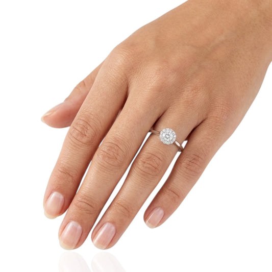 Sterling Silver Ring CZ Stone RCZ6102