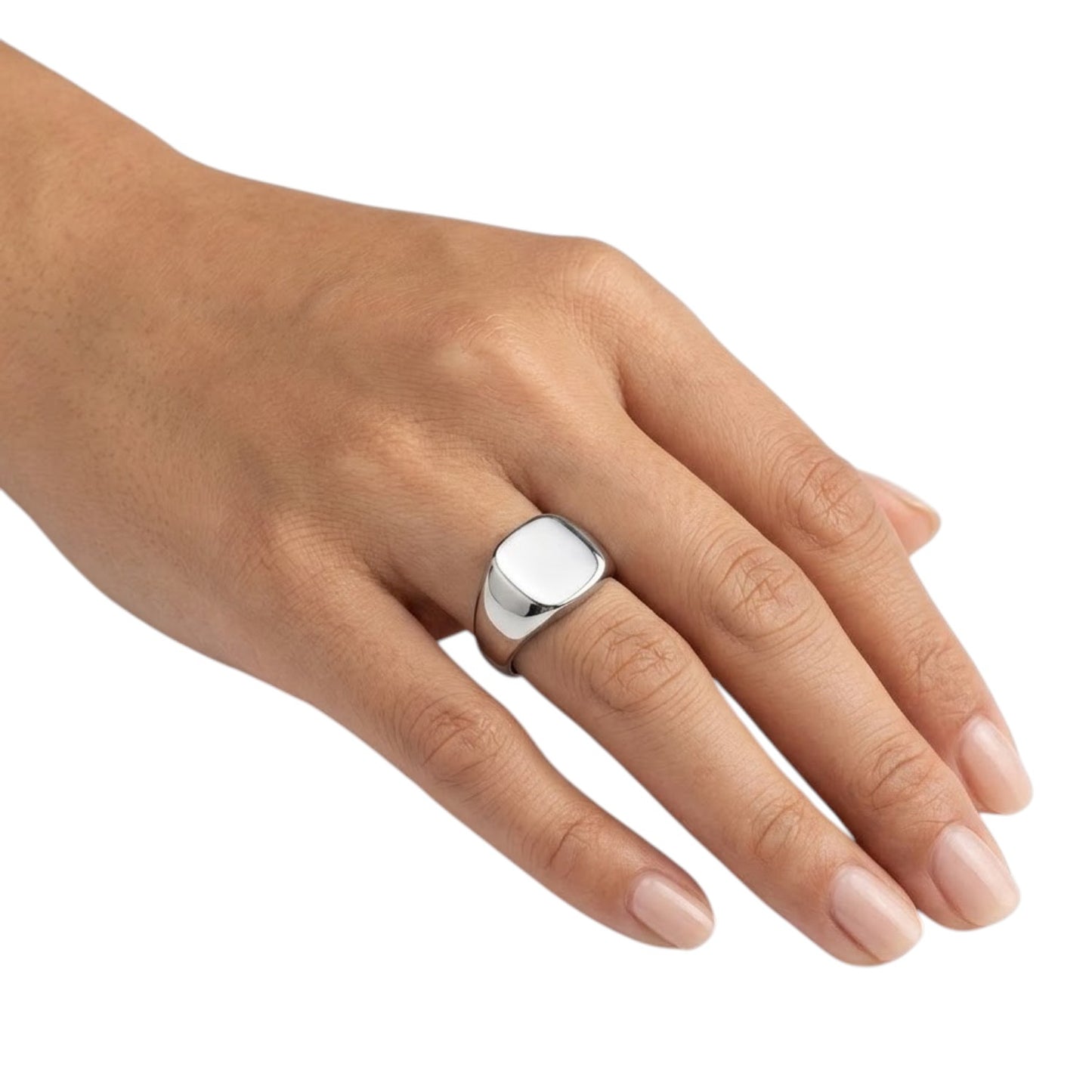 Sterling Silver Signet Ring RCZ0703701