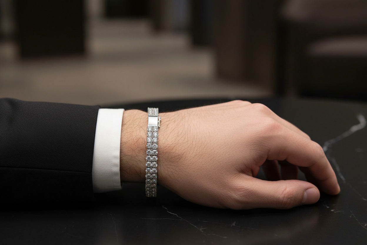 Double row Diamond bracelet 
