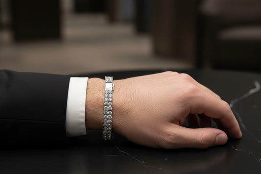 Double row Diamond bracelet 