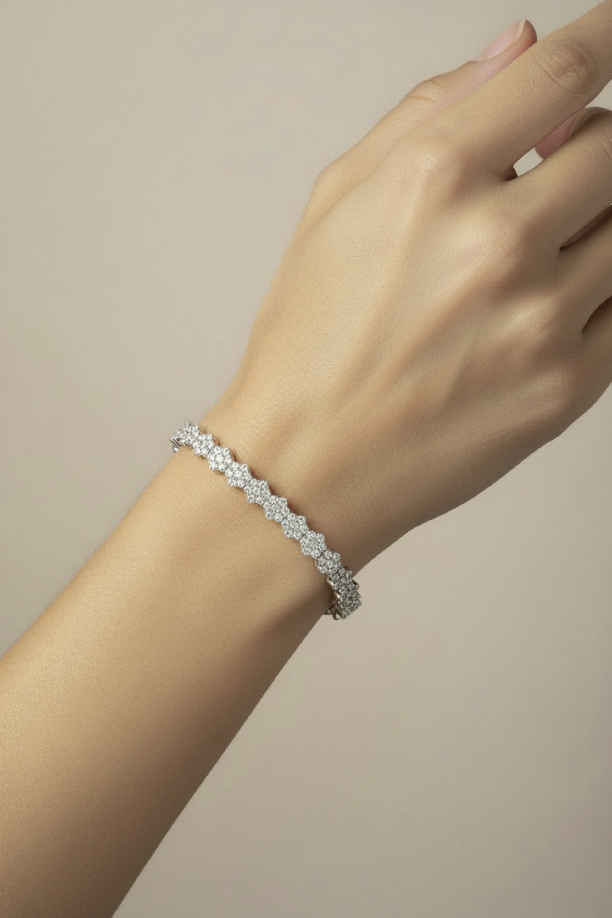 Silver Daisy bracelet