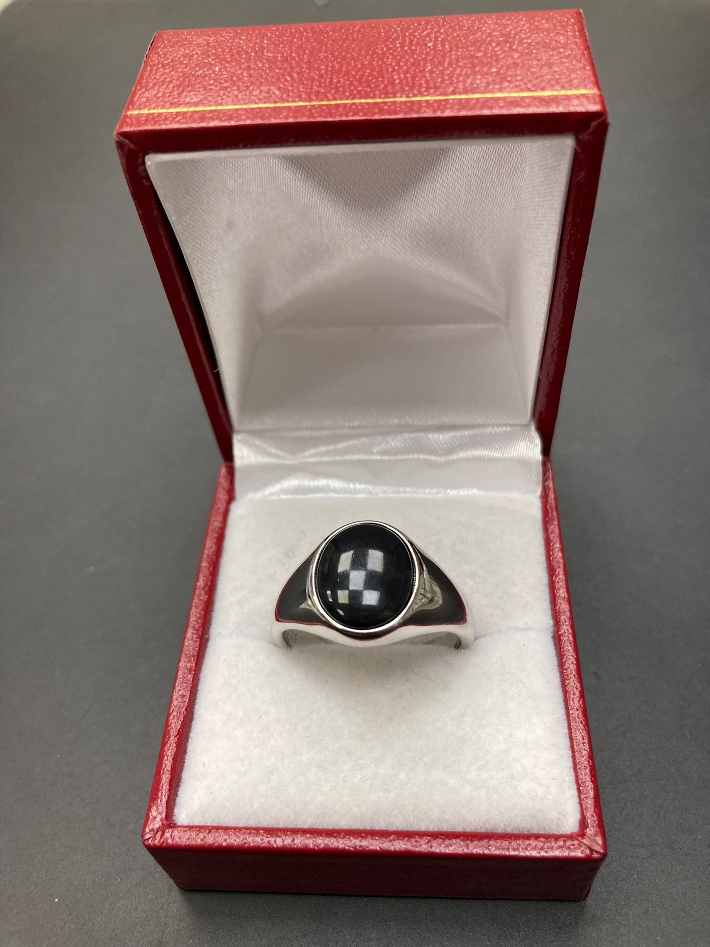 Sterling Silver Signet Ring With Stone SGN01