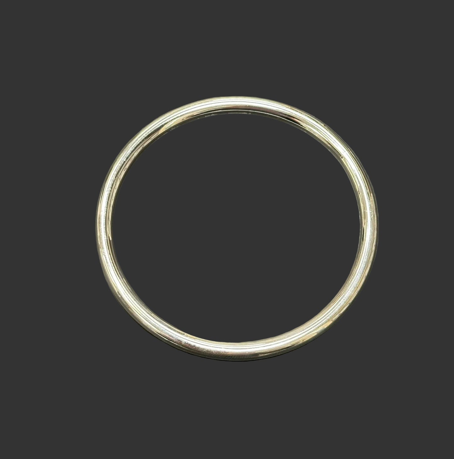Sterling Silver Plain Round Bangle BP00029
