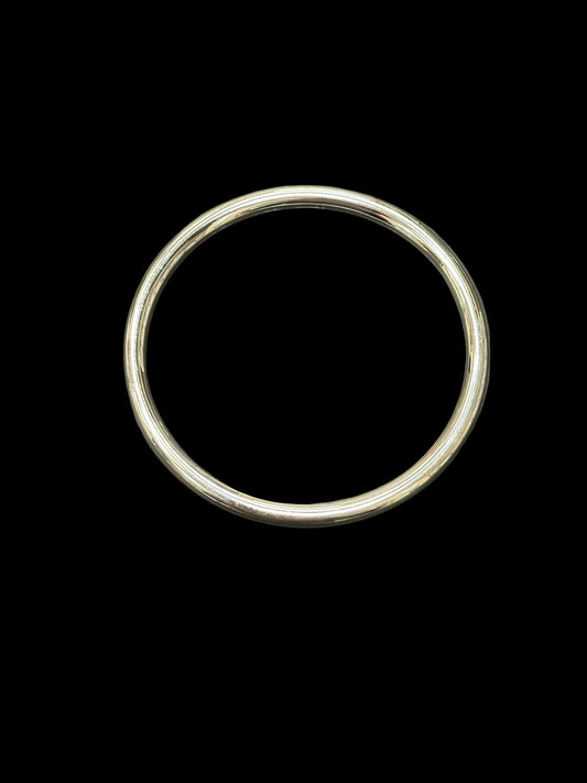 Sterling Silver Plain Round Bangle BP00027