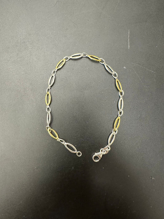 Sterling Silver Bracelet 7.5" BP3314