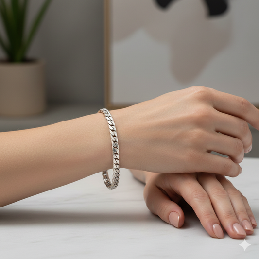 Sterling Silver Bracelet 8.5" 6MM BP3326