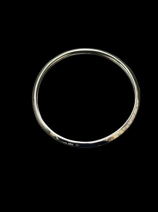 Sterling Silver Knife Edge Bangle BPL10120