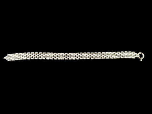 Sterling Silver  Watch Link Bracelet BRC004