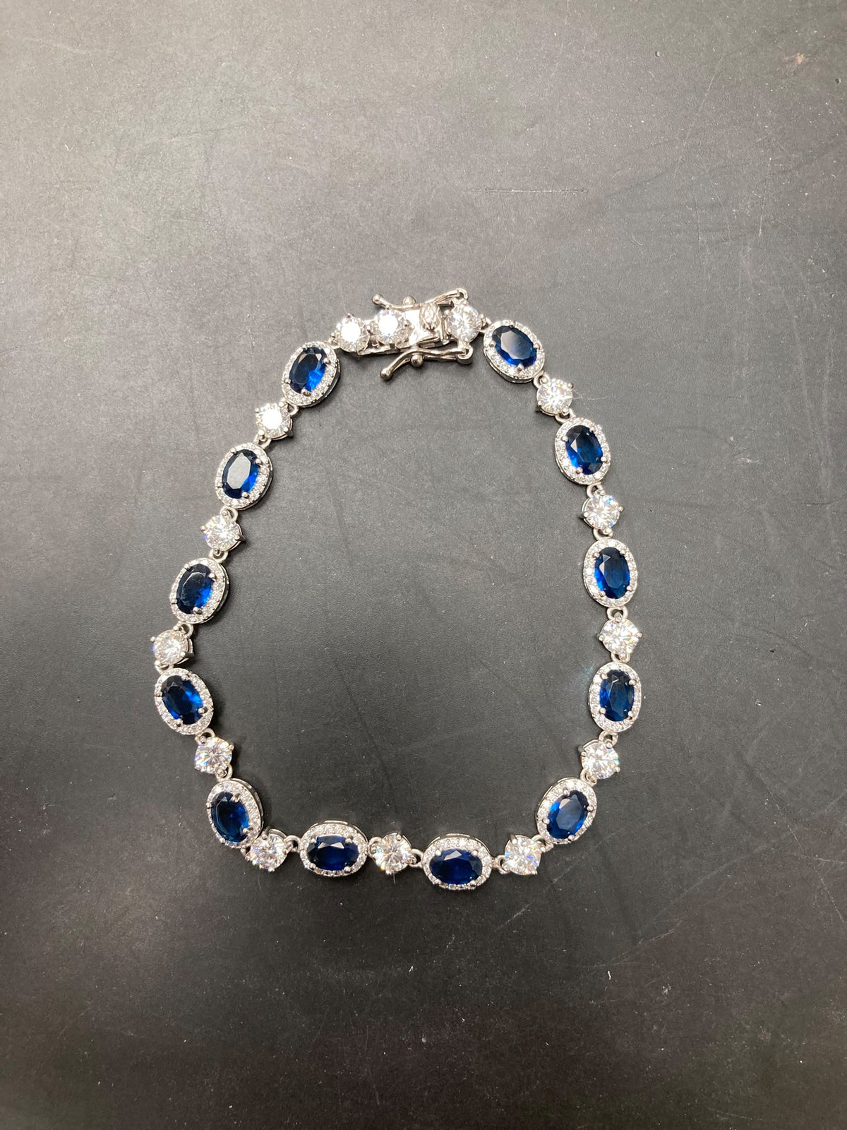Sterling Silver Cz Tennis Bracelet BRCZ2607172 7.5"