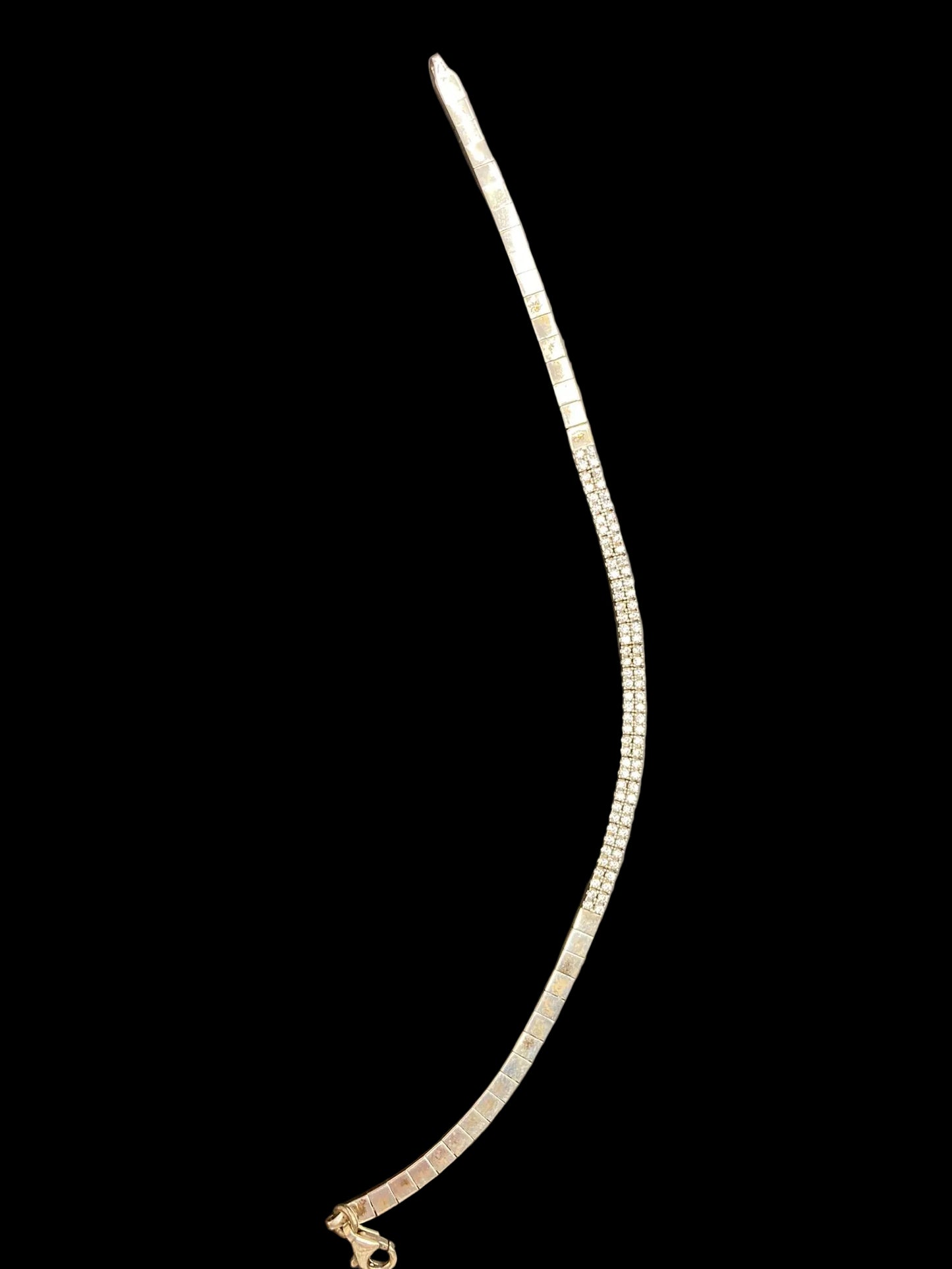 Sterling Silver 7.5" Bracelet CZ Stone BRCZ3303