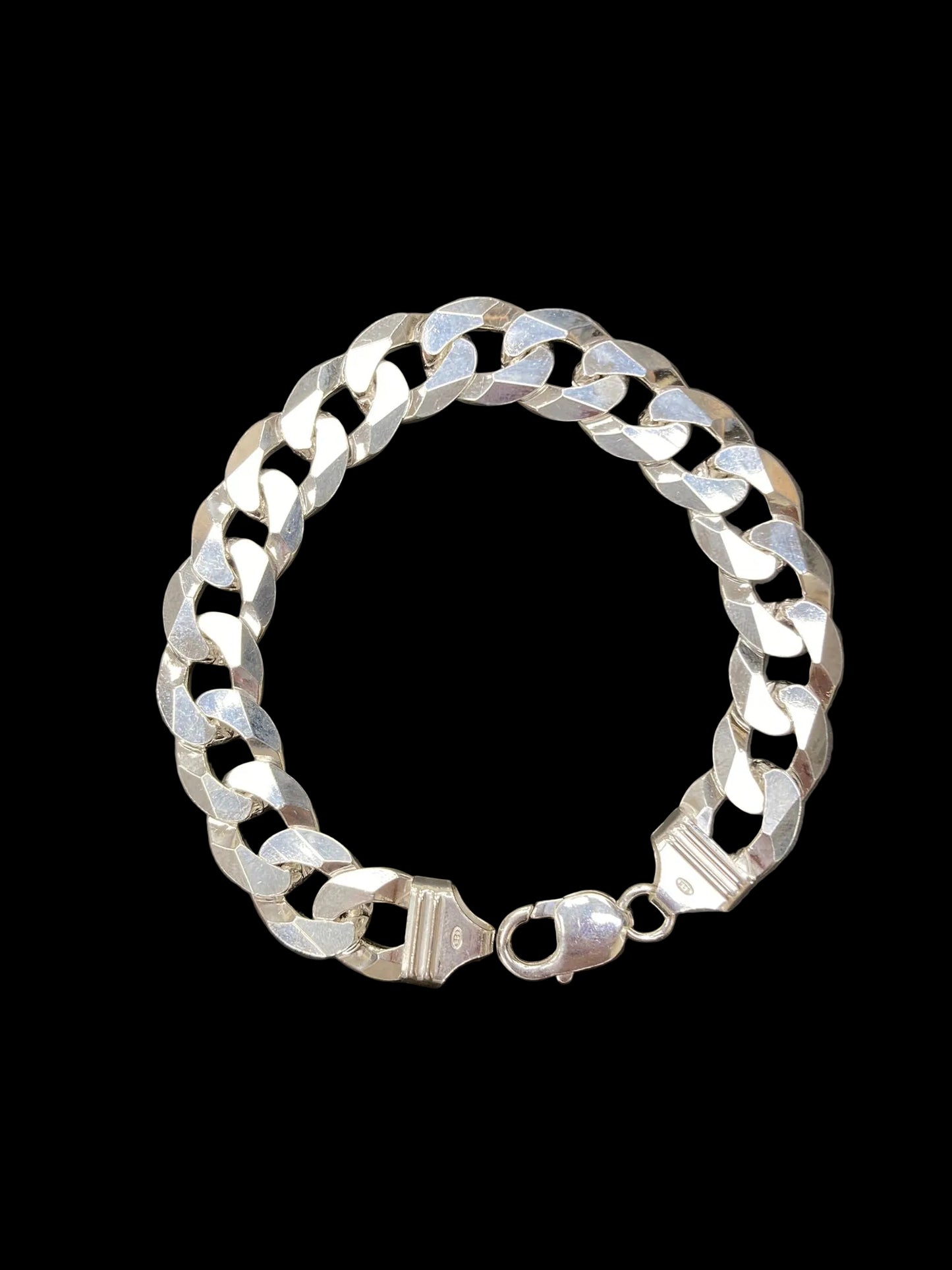 Sterling Silver 9" Curb Bracelet BCZ3310