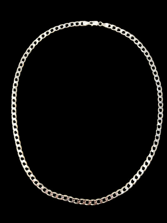 Sterling Silver 4.5 MM Open Link Curb Chain CHN3320