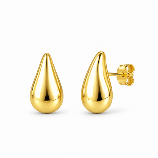 Sterling Silver Plain Teardrop Earring  ER100161