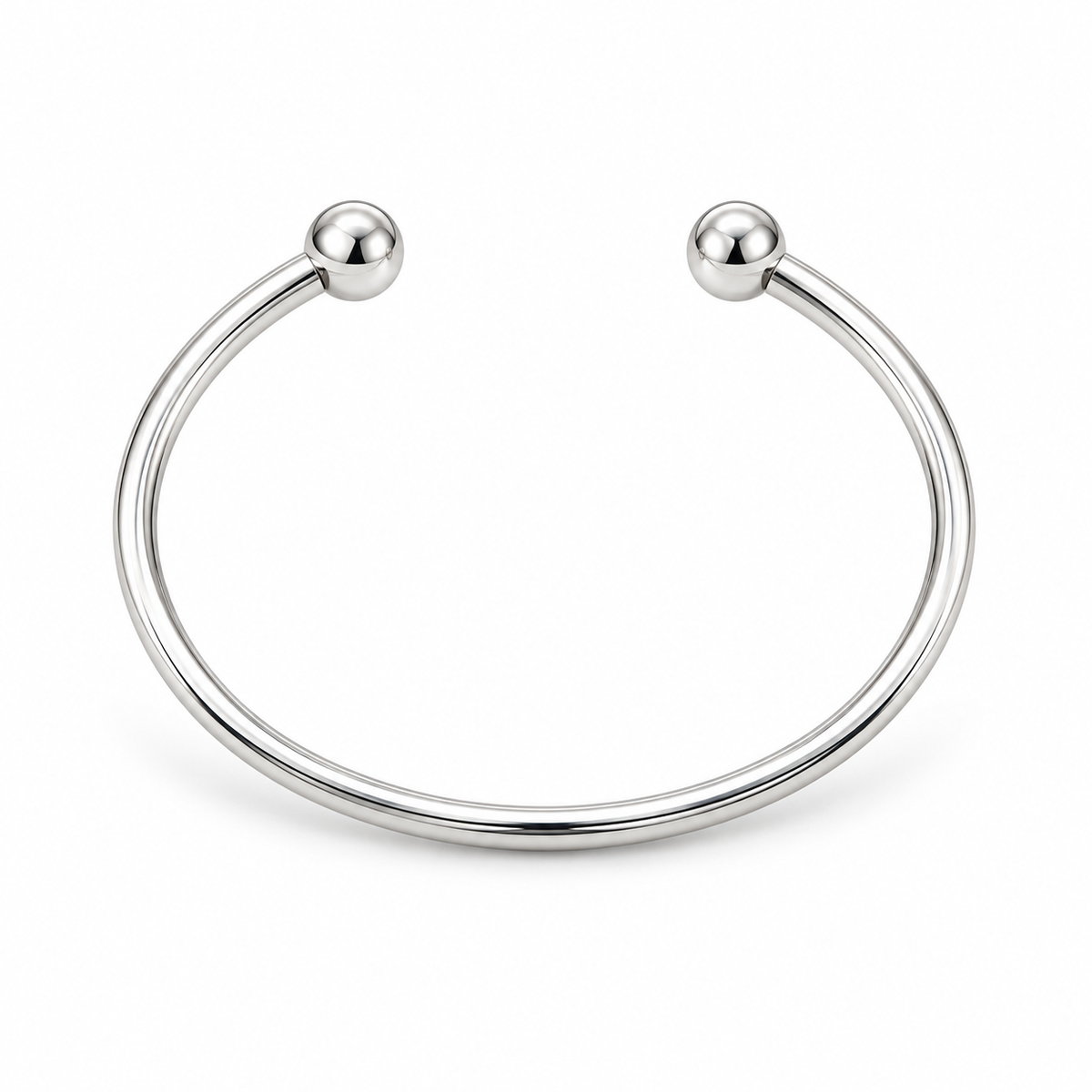 Sterling Silver Children's Torque Bangle