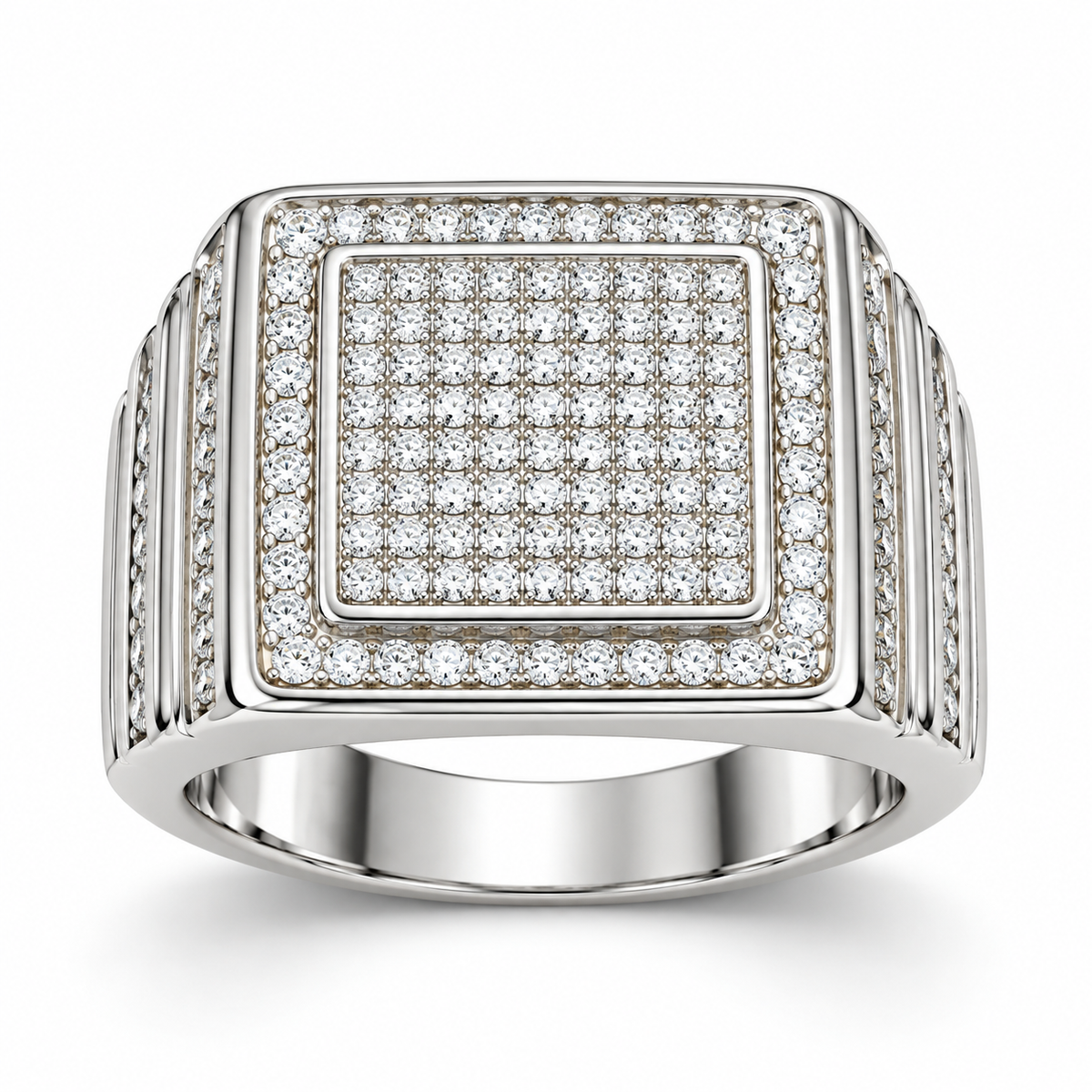 Sterling Silver Ring CZ Stone