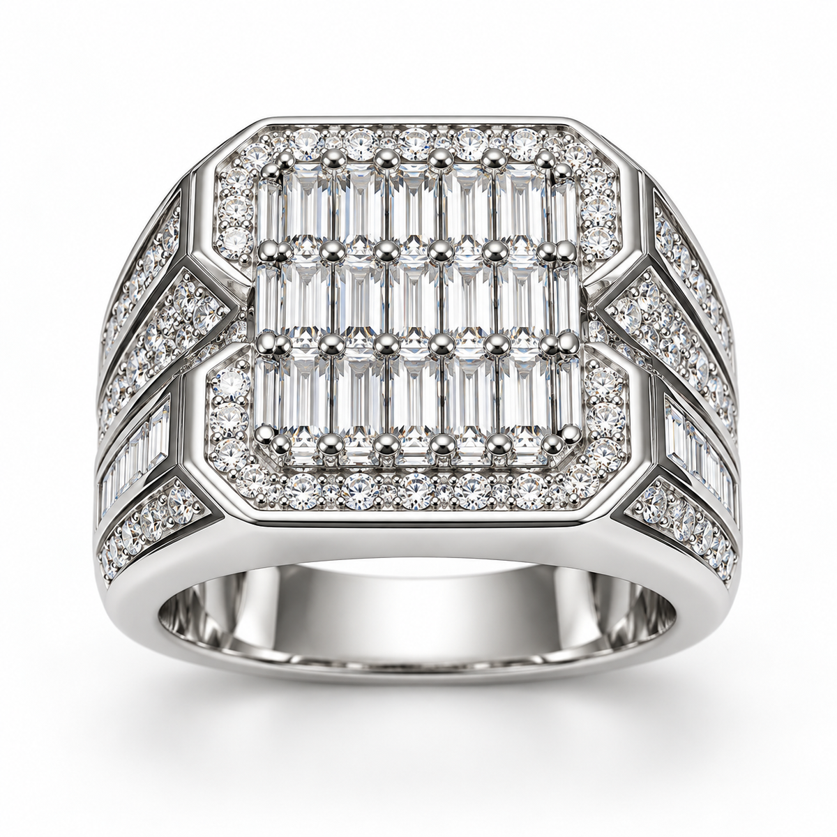 Sterling Silver Ring CZ Stone