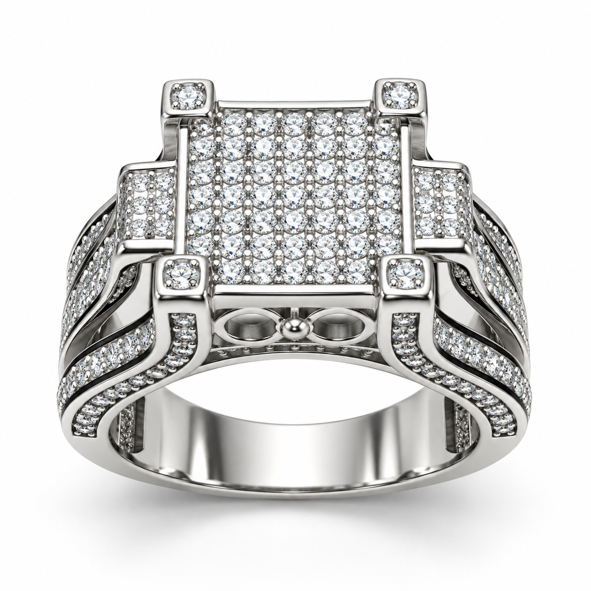 Sterling Silver Ring CZ Stone