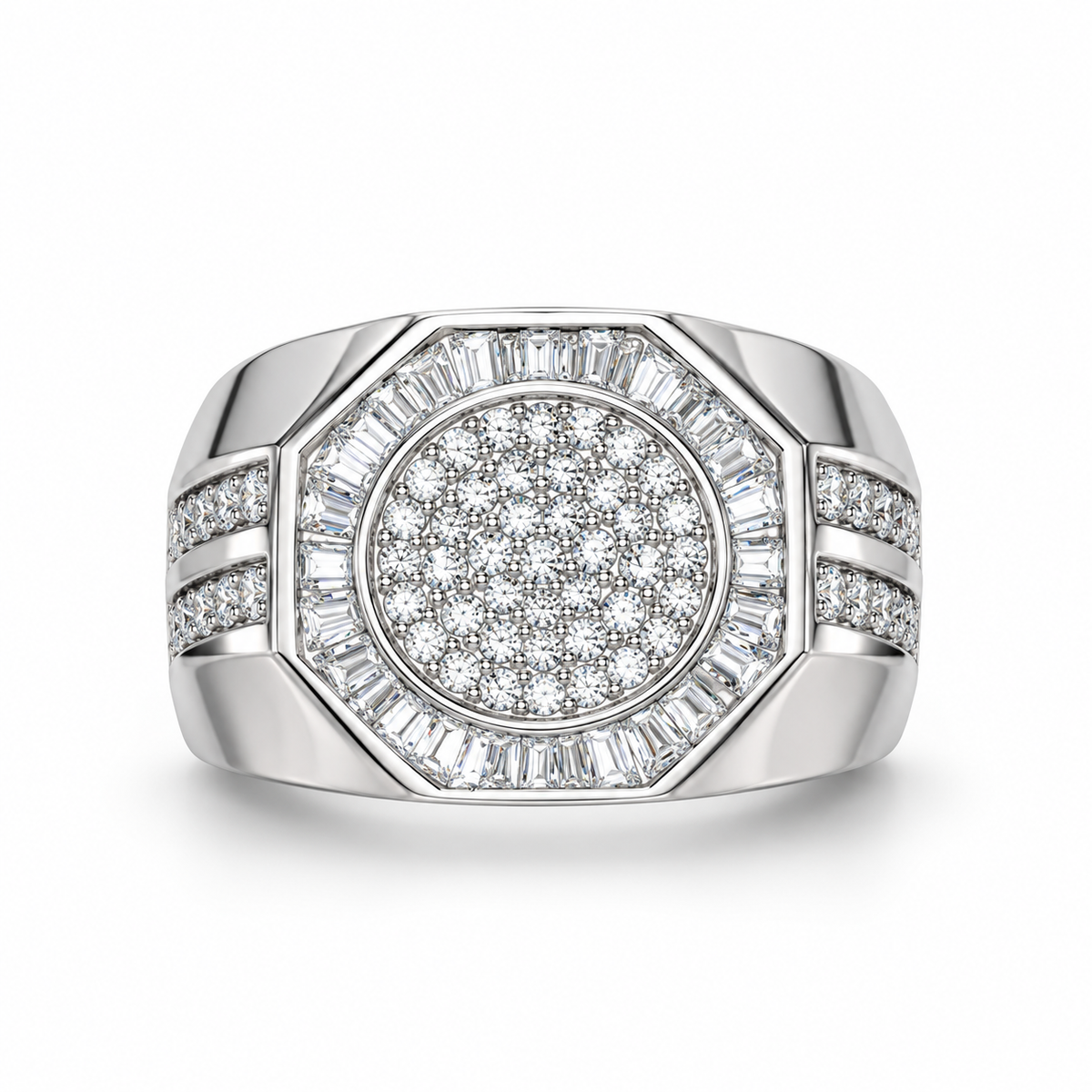 Sterling Silver Ring CZ Stone
