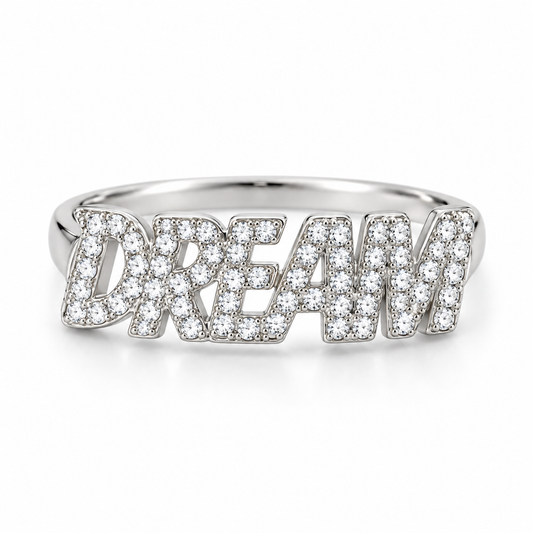 Sterling Silver Dream Ring CZ Stone RCZ3364