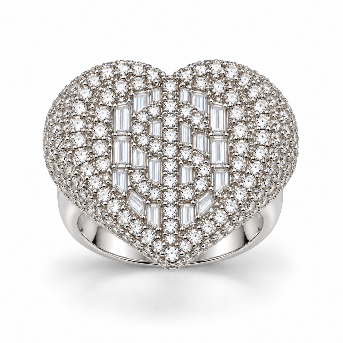 Sterling Silver Ring CZ Stone