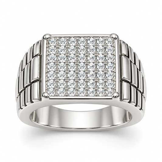 Sterling Silver Ring CZ Stone RCZ3360