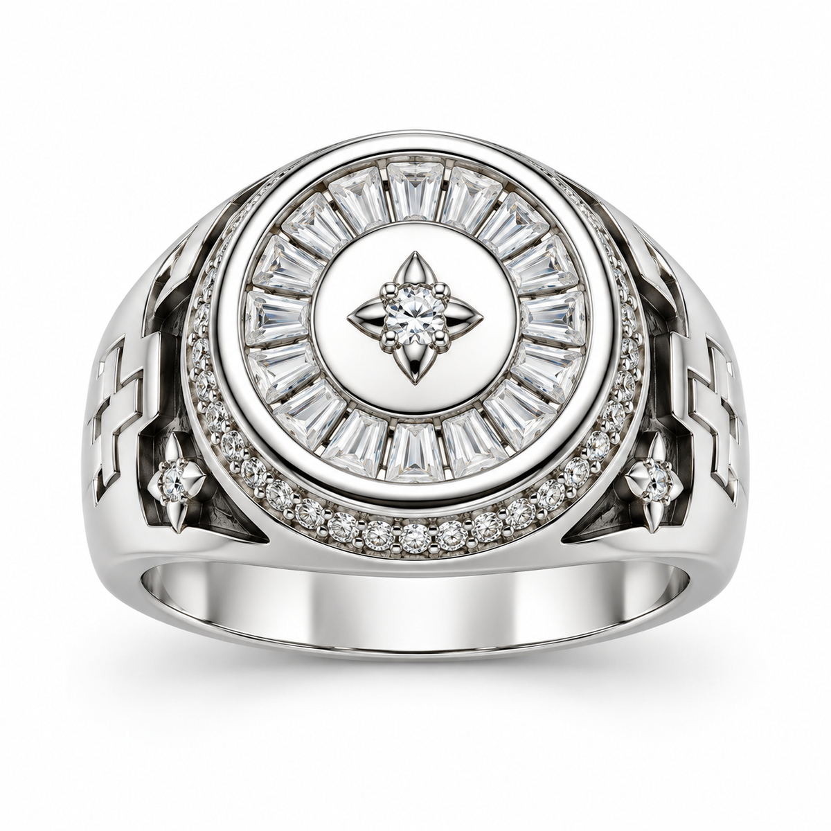 Sterling Silver Ring CZ Stone