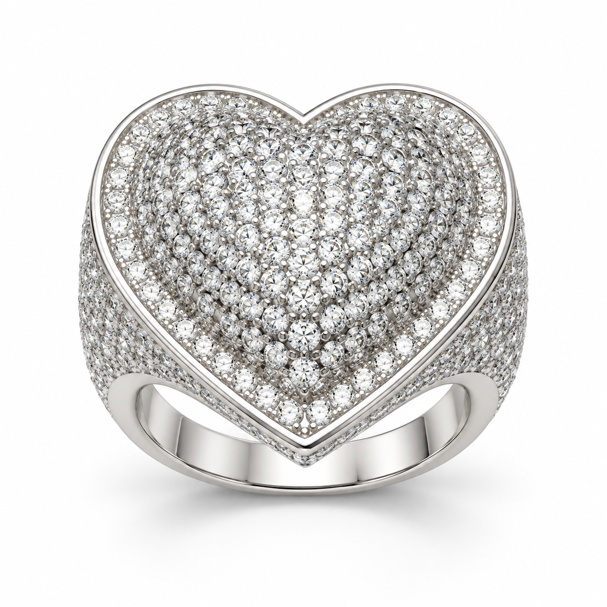 Sterling Silver Ring CZ Stone