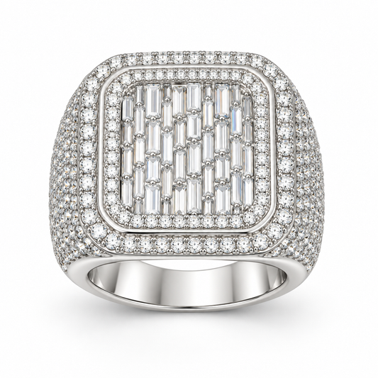 Sterling Silver Ring CZ Stone RCZ3354