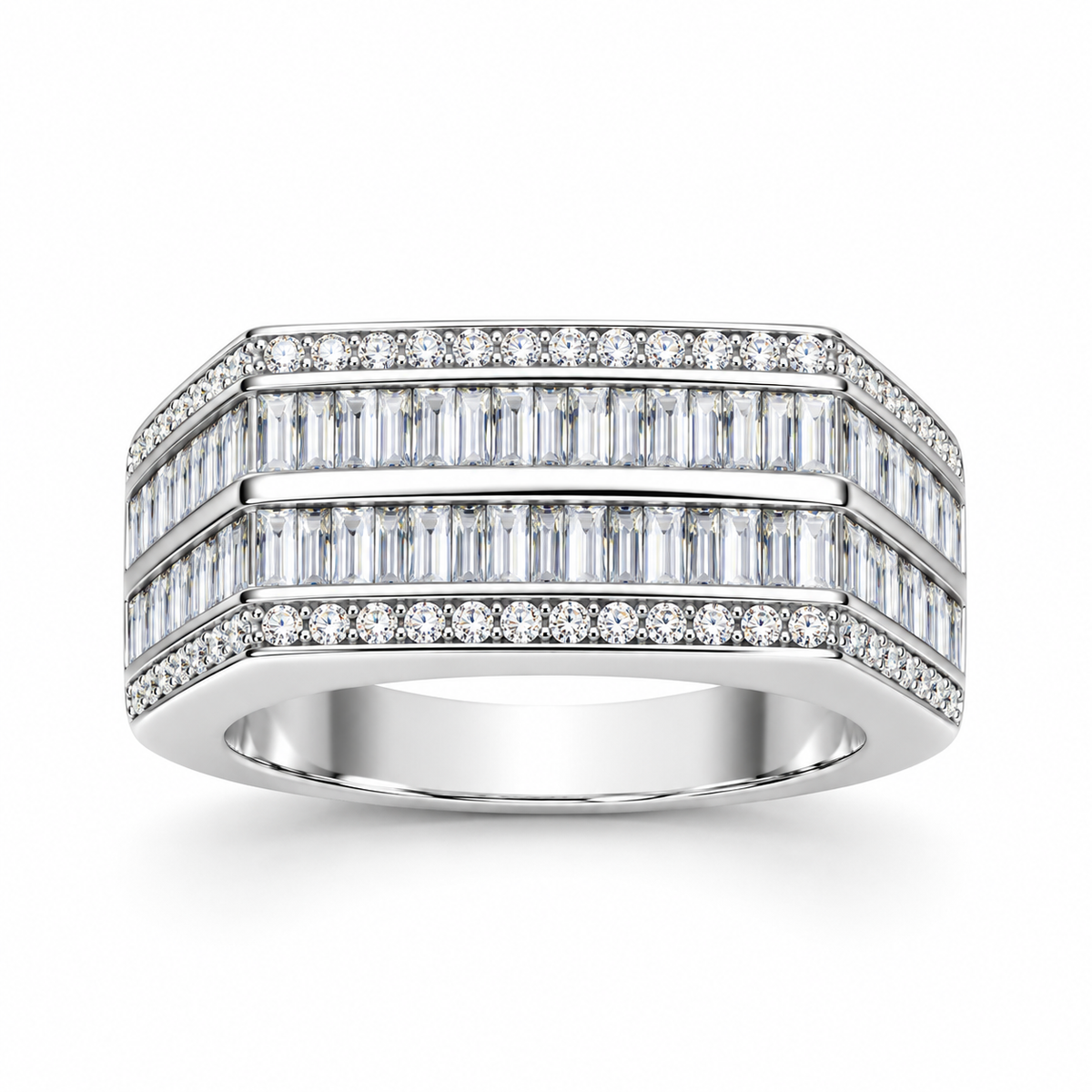Sterling Silver Ring CZ Stone