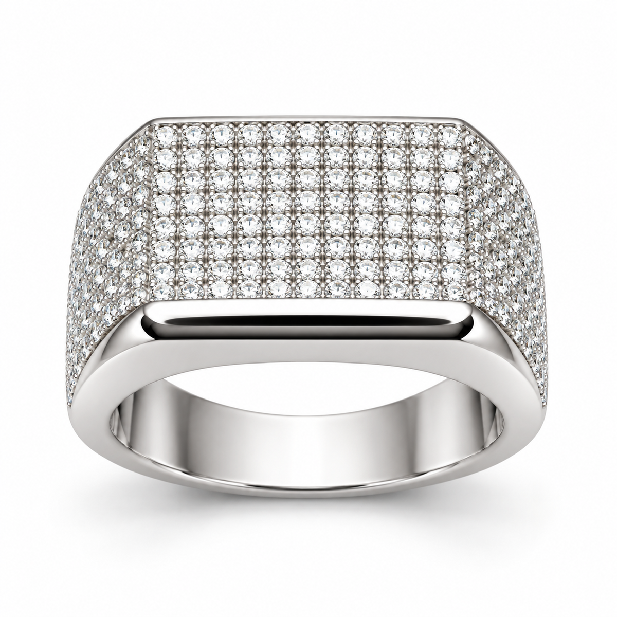 Sterling Silver Ring CZ Stone