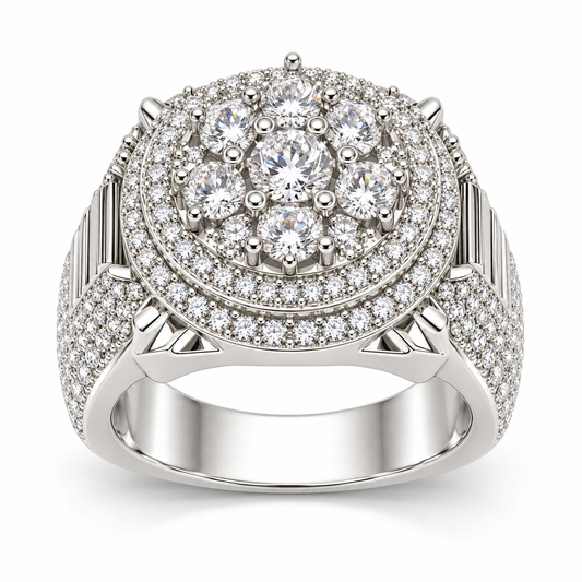 Sterling Silver Ring CZ Stone RCZ3350