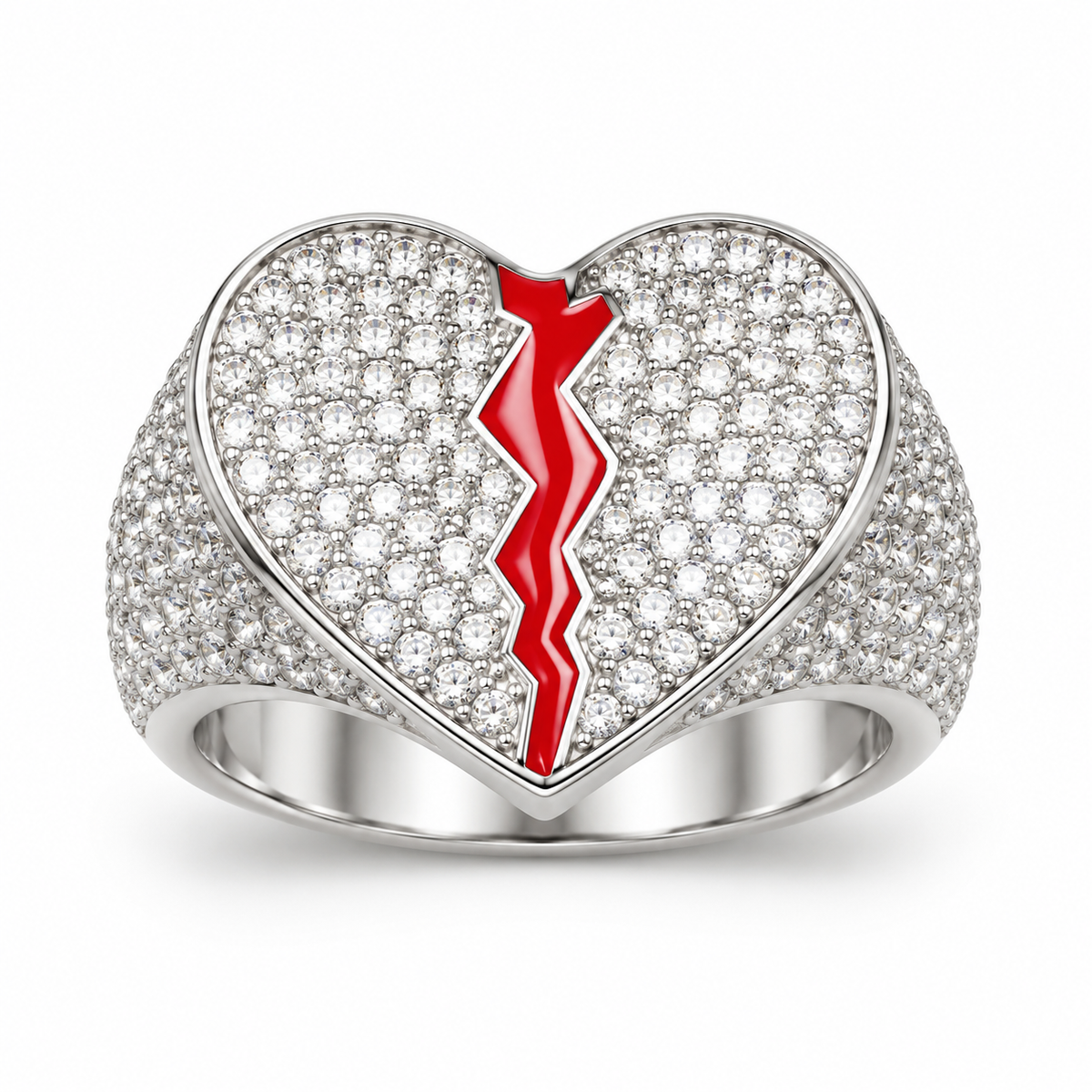 Sterling Silver Ring CZ Stone