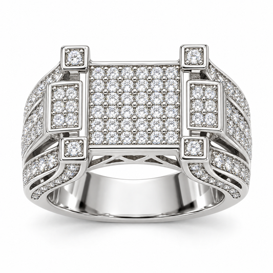 Sterling Silver Ring CZ Stone RCZ3342