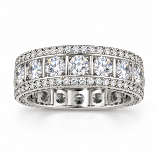 Sterling Silver Ring CZ Stone RCZ3341