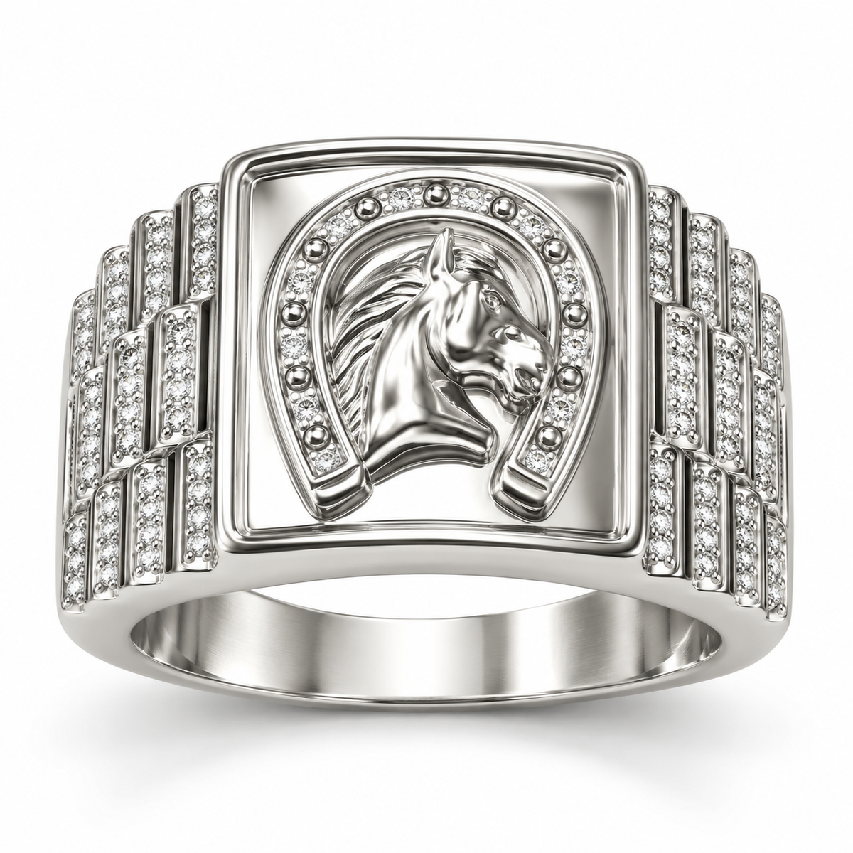 Sterling Silver Ring CZ Stone