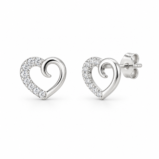 Sterling Silver Earring CZ Stone ECZ1329